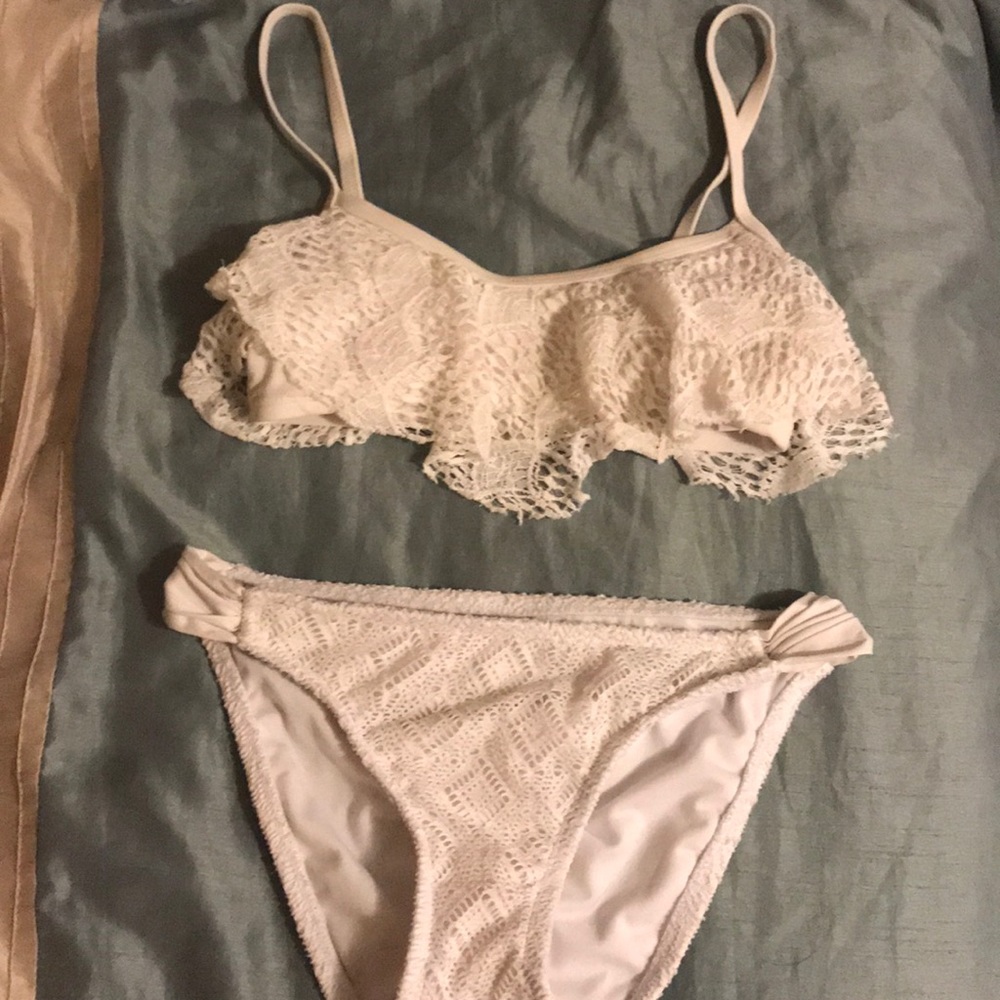 White bathing suit